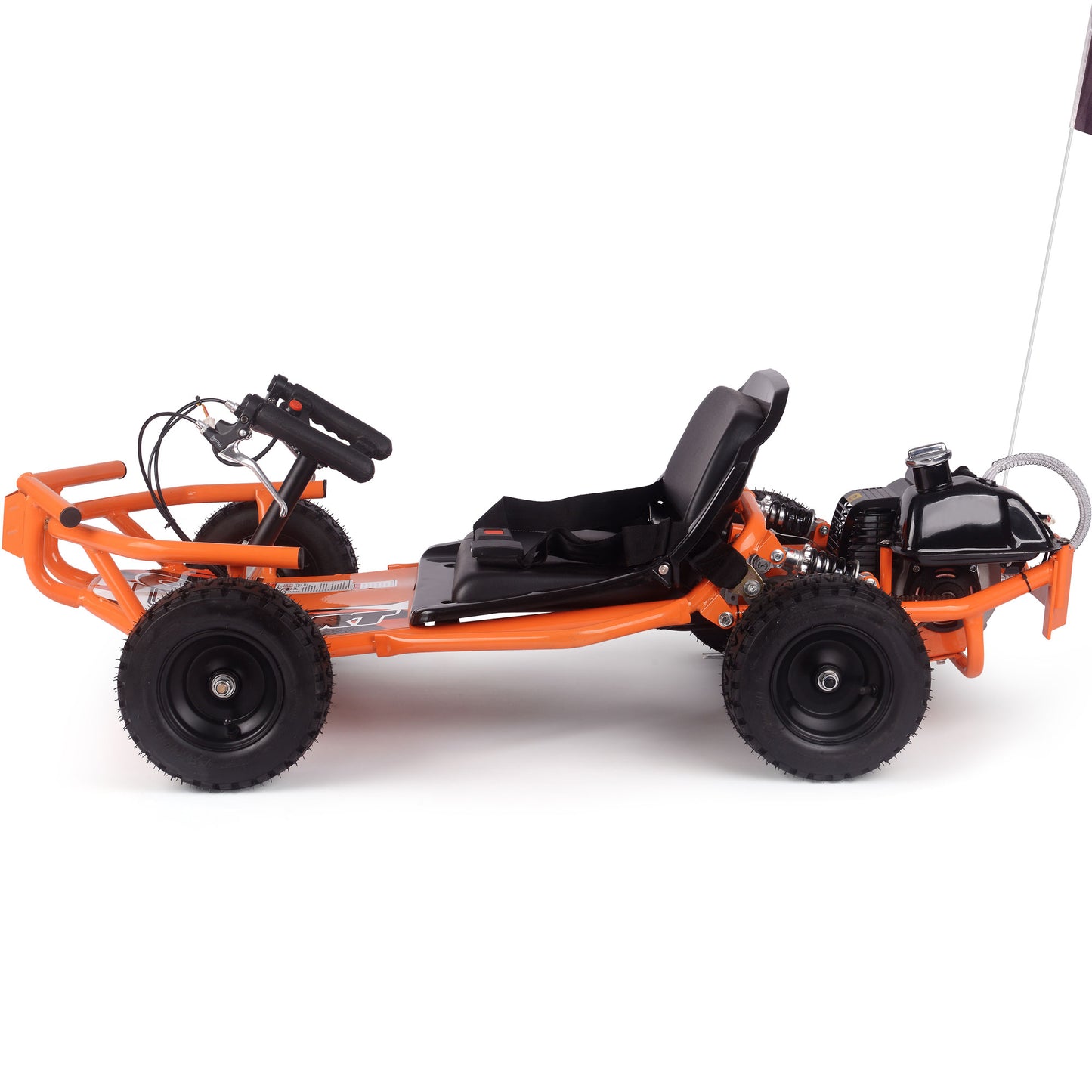 MotoTec Sandman Kids Gas Powered 52cc Go Kart Orange