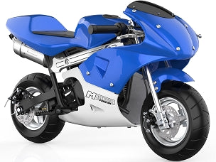 MotoTec Gas Pocket Bike GT 49cc 2-Stroke Blue