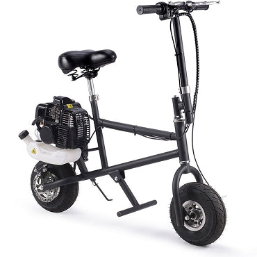 MotoTec 49cc Gas Mini Bike V2 Silver