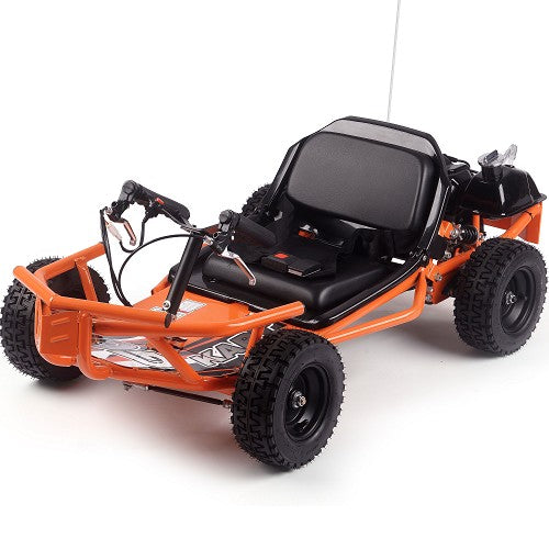 MotoTec Sandman Kids Gas Powered 52cc Go Kart Orange