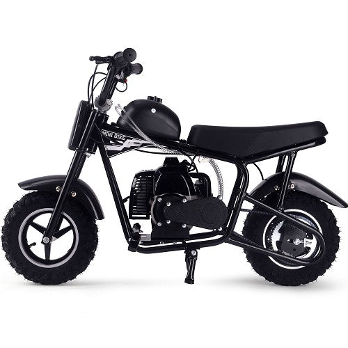 MotoTec Urchin 49cc 2-Stroke Kids Gas Mini Bike Black