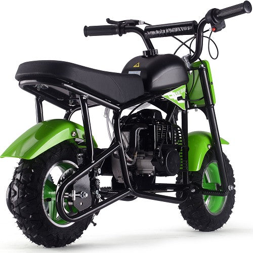 MotoTec Urchin 49cc 2-Stroke Kids Gas Mini Bike Green