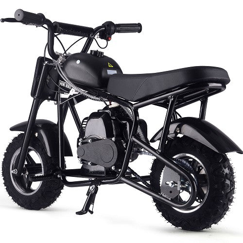 MotoTec Urchin 49cc 2-Stroke Kids Gas Mini Bike Black