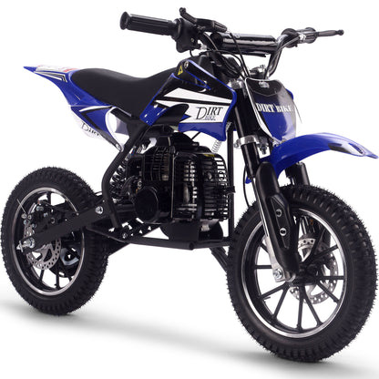 MotoTec Big Alien 50cc 2-Stroke Kids Gas Dirt Bike