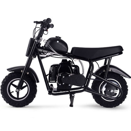 MotoTec Urchin 49cc 2-Stroke Kids Gas Mini Bike Black