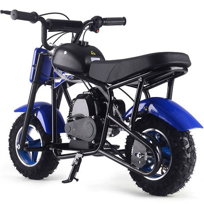 MotoTec Urchin 49cc 2-Stroke Kids Gas Mini Bike Blue