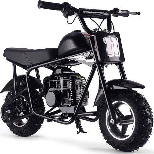 MotoTec Urchin 49cc 2-Stroke Kids Gas Mini Bike Black