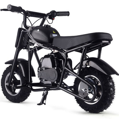 MotoTec Urchin 49cc 2-Stroke Kids Gas Mini Bike Black